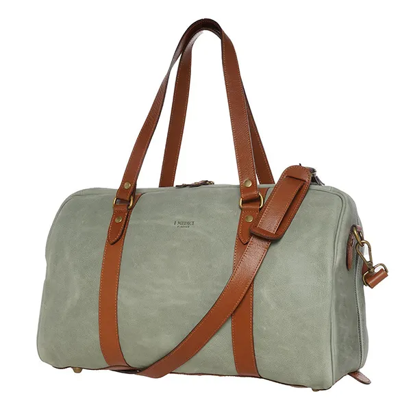 Túi Du Lịch Medici Of Florence Calfskin 1001-2 DL MED100SD19220 Màu Xanh - Túi xách - Vua Hàng Hiệu