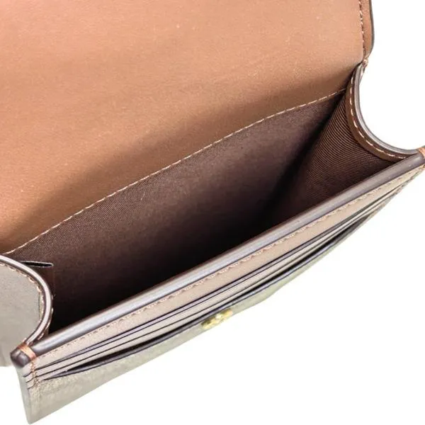 Túi Đựng Điện Thoại Nữ Coach North South Phone Crossbody In Signature Canvas CM234 Màu Nâu Be - Túi xách - Vua Hàng Hiệu