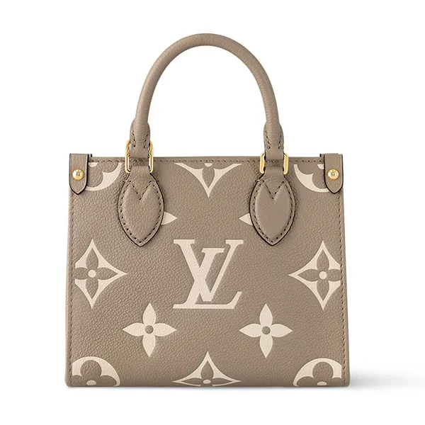 Túi Tote Nữ Louis Vuitton LV OnTheGo BB M47054 Màu Kem Nâu - Túi xách - Vua Hàng Hiệu