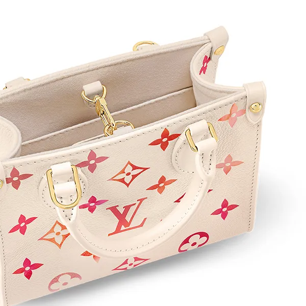 Túi Tote Nữ Louis Vuitton LV OnTheGo BB M47115 Màu Trắng Kem - Túi xách - Vua Hàng Hiệu