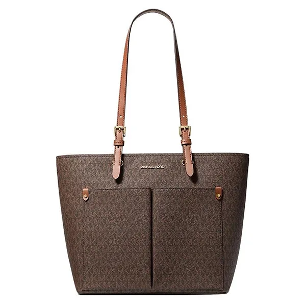 Túi Tote Nữ Michael Kors MK Jet Set Travel Màu Nâu T-NS - Túi xách - Vua Hàng Hiệu