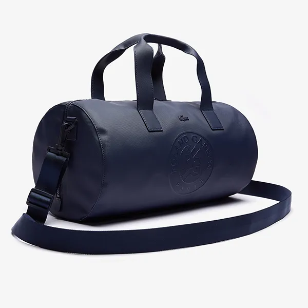 Túi Trống Lacoste Piqué Canvas Gym Bag NH3488 - 021 Màu Xanh Navy - Túi xách - Vua Hàng Hiệu
