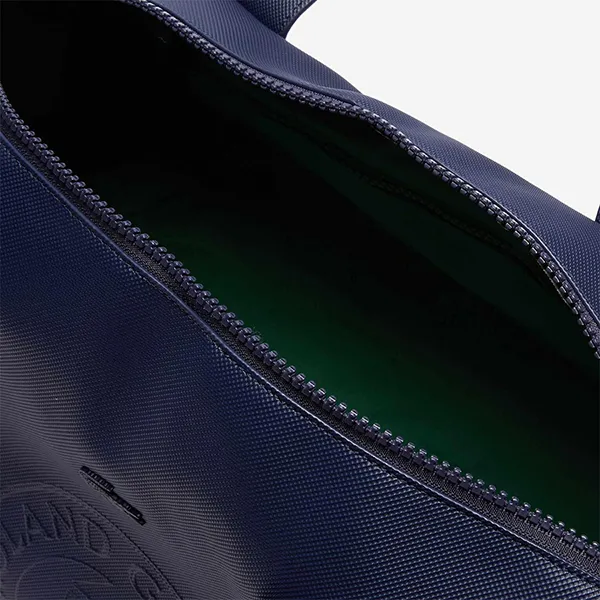 Túi Trống Lacoste Piqué Canvas Gym Bag NH3488 - 021 Màu Xanh Navy - Túi xách - Vua Hàng Hiệu