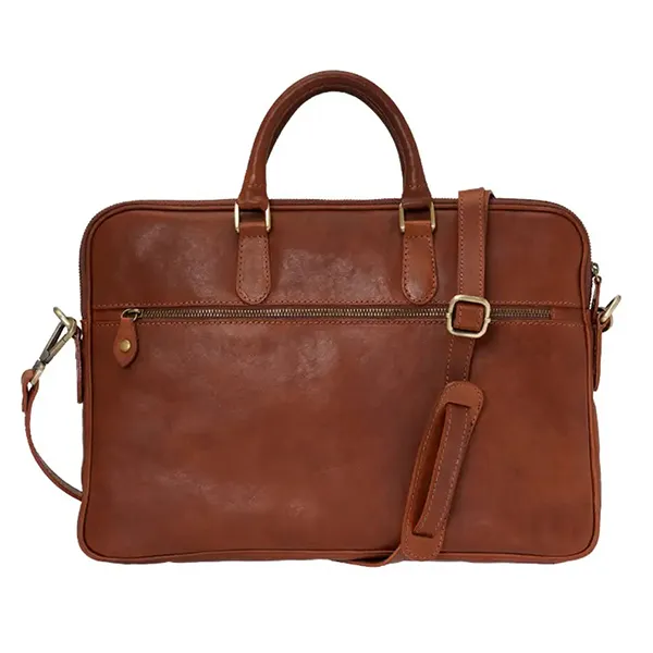 Túi Xách Đựng Laptop Medici Of Florence Calfskin110 Rust MED110RA94B91 Màu Nâu - Túi xách - Vua Hàng Hiệu