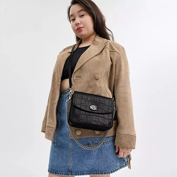 Túi Xách Nữ Coach Cassie Crossbody Bag 19 CP138 Black Màu Đen - Túi xách - Vua Hàng Hiệu