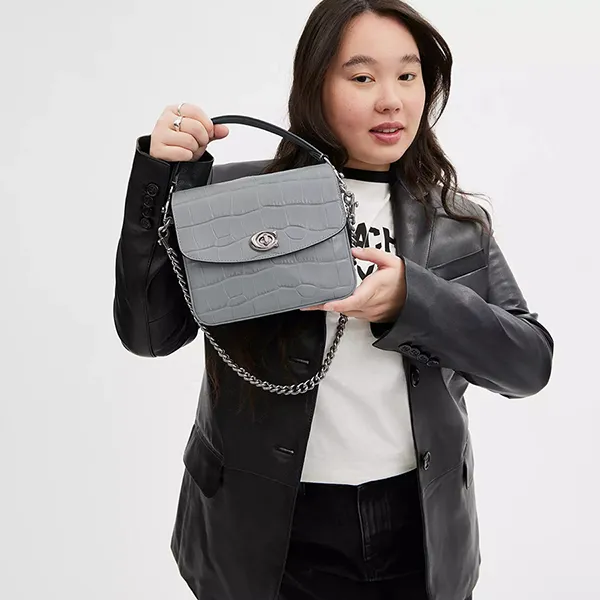 Túi Xách Nữ Coach Cassie Crossbody Bag 19 CP138 Grey Blue Màu Xám Xanh - Túi xách - Vua Hàng Hiệu