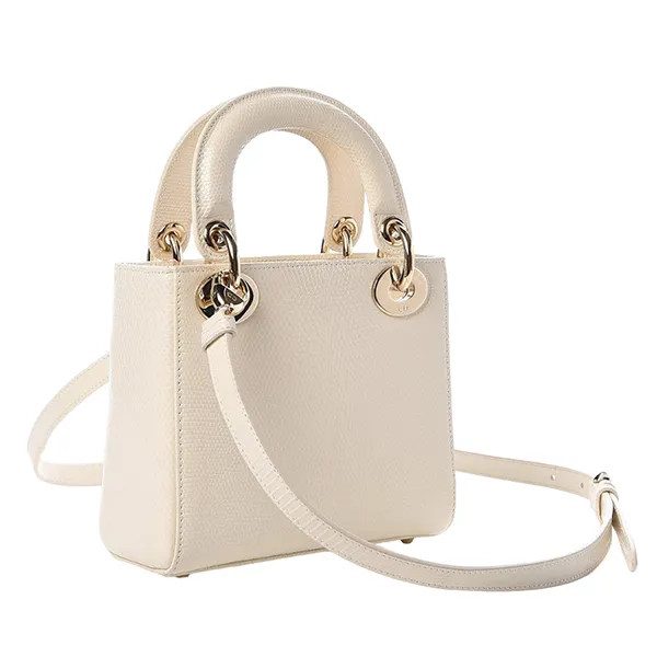 Túi Xách Tay Nữ Dior Lady Mini Mizard Màu Trắng - Túi xách - Vua Hàng Hiệu