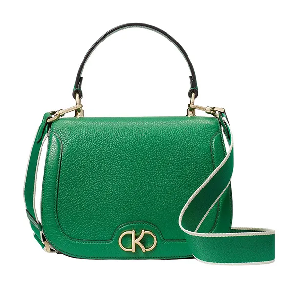 Túi Xách Tay Nữ Kate Spade Kyla Top Handle Saddle Bag Màu Xanh Green - Túi xách - Vua Hàng Hiệu
