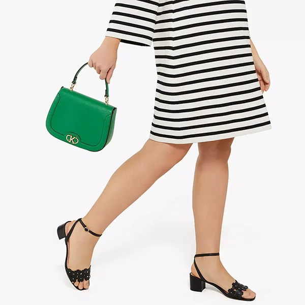 Túi Xách Tay Nữ Kate Spade Kyla Top Handle Saddle Bag Màu Xanh Green - Túi xách - Vua Hàng Hiệu