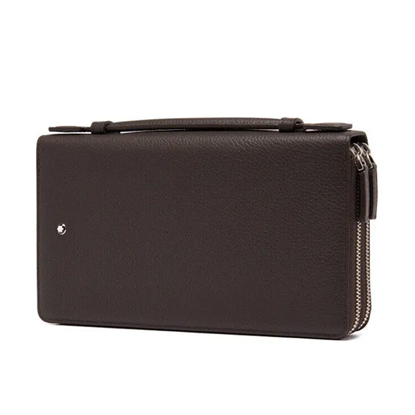 Ví Clutch Montblanc Travel Companion XC 2 Zippy Màu Nâu - Túi xách - Vua Hàng Hiệu