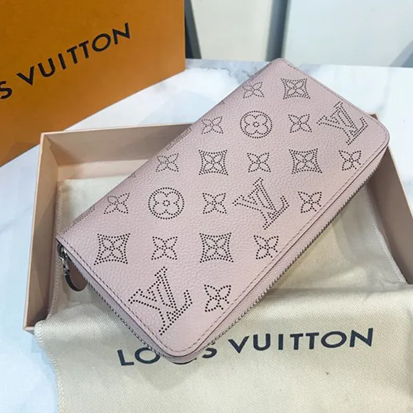 Ví Nữ Louis Vuitton LV Zippy Wallet M82755 Màu Hồng