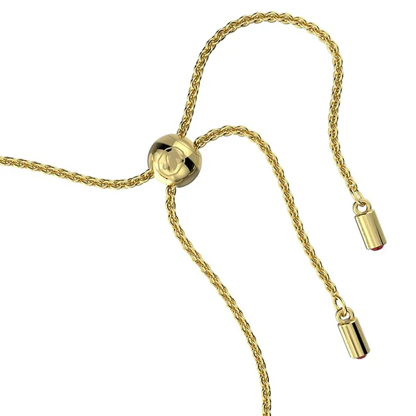 Vòng Đeo Tay Nữ Swarovski Cariti Braceletred Bean, Red, Gold-Tone Plated 5634713 Màu Vàng