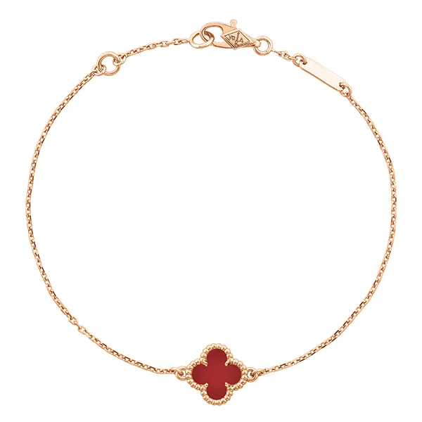 Vòng Đeo Tay Nữ Van Cleef & Arpels Sweet Alhambra Bracelet VCARN59K00 Màu Vàng Hồng - 2