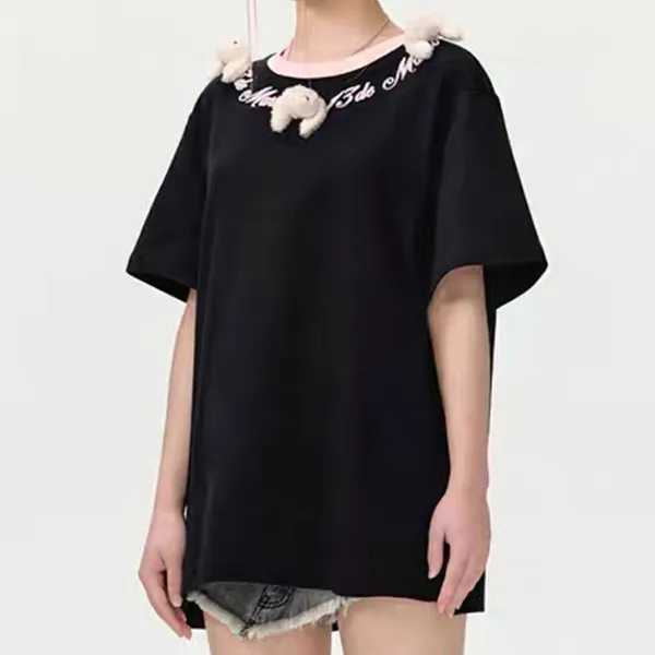 Áo Phông 13 De Marzo Doozoo Logo Round Neck Tshirt Black Màu Đen Size S
