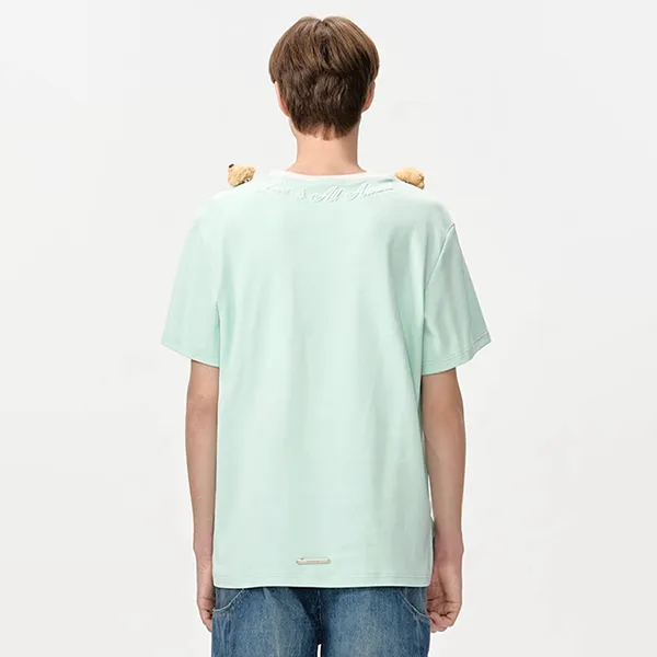Áo Phông 13 De Marzo Doozoo Logo Round Neck Tshirt Green Màu Xanh Lá