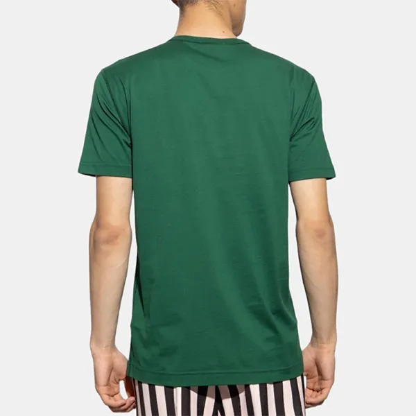 Áo Phông Nam Dolce & Gabbana D&G Tag Sport Tshirt G8PT1T G7F2I V0340 Màu Xanh Green Size 44 - 3