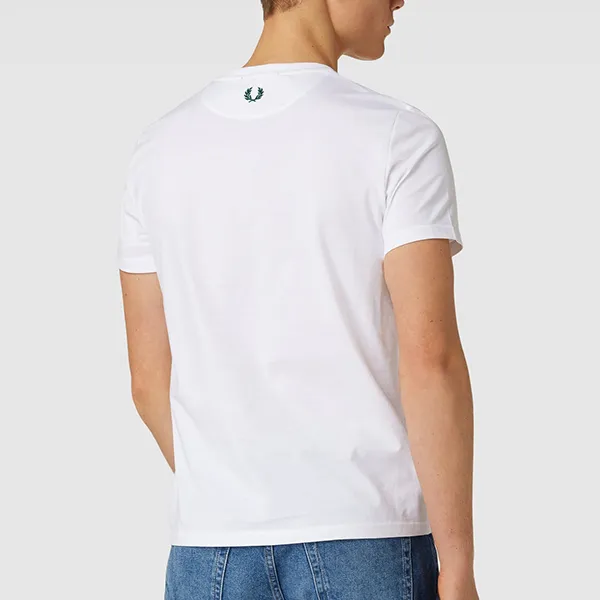 Áo Phông Nam Fred Perry M4635 Graphic Tshirt Màu Trắng Size XS - Thời trang - Vua Hàng Hiệu