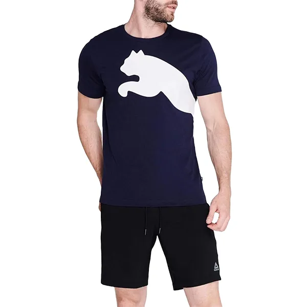 Áo Phông Nam Puma Big Cat Tshirt Màu Xanh Navy Size S
