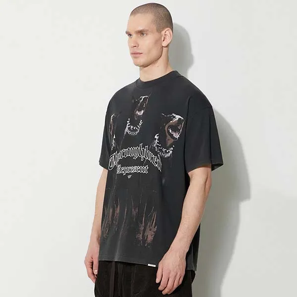 Áo Phông Nam Represent Thoroughbred In Black MLM499-03 BLACK Tshirt Màu Đen