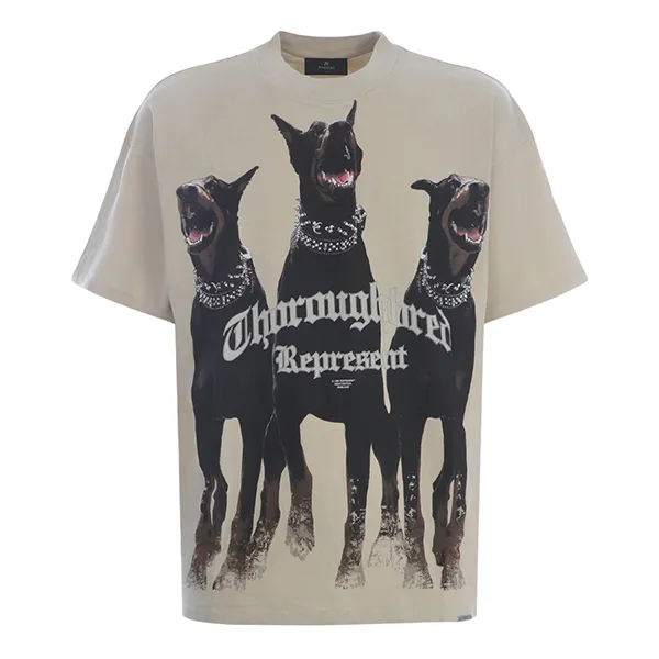 Áo Phông Nam Represent Thoroughbred In White MLM499-02 WHITE Tshirt Màu Trắng Be - Thời trang - Vua Hàng Hiệu