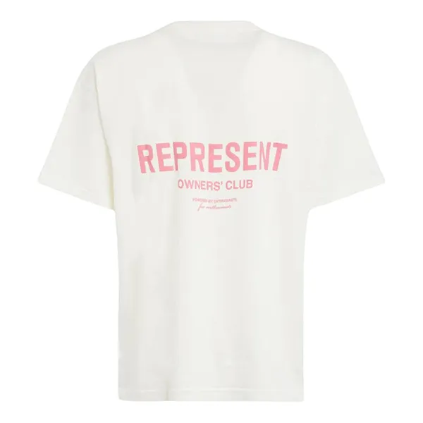 Áo Phông Nam Represent White With Pink Logo Printed OCM409-417 WH/PK Tshirt Màu Trắng - Thời trang - Vua Hàng Hiệu