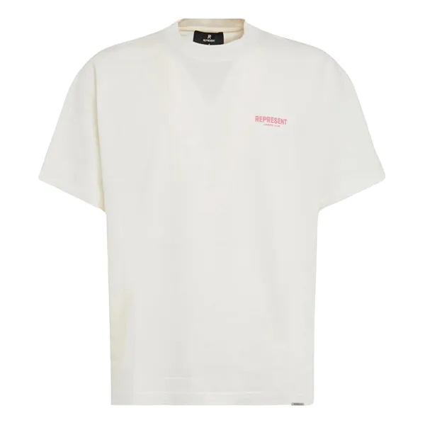 Áo Phông Nam Represent White With Pink Logo Printed OCM409-417 WH/PK Tshirt Màu Trắng - Thời trang - Vua Hàng Hiệu