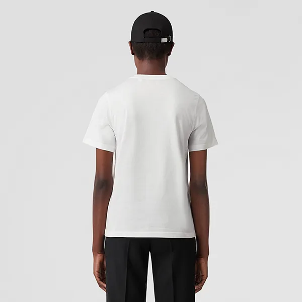 Áo Phông Nữ Burberry White With Logo Printed 80644731 Tshirt Màu Trắng Size XXS - Thời trang - Vua Hàng Hiệu