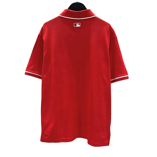 Áo Polo MLB Logo Basic Overfit Collar Short Sleeve Boston Red Sox 31TSQ2131-43R Màu Đỏ Size S - 4