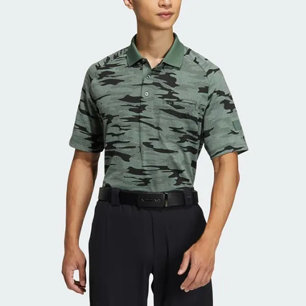 Áo Polo Nam Adidas Go-To Camouflage Polo Shirt HG3240 Màu Xanh Camo Size M