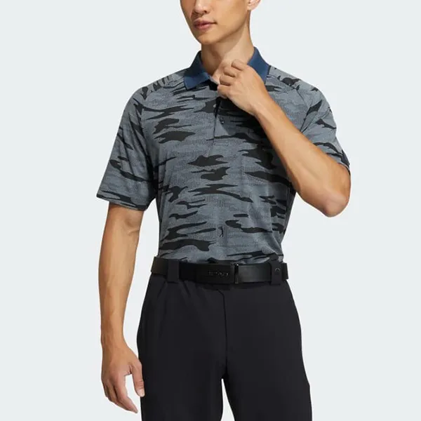 Áo Polo Nam Adidas Go-To Camouflage Polo Shirt HG3244 Màu Camo Ghi Xám Size S