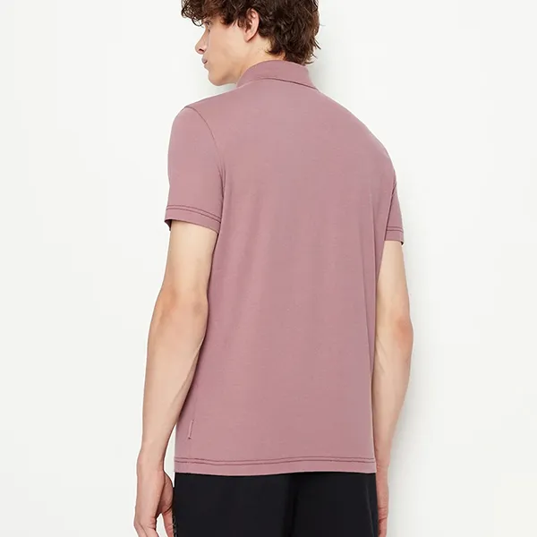 Áo Polo Nam Armani Exchange Regular Fit Tshirt 6LZFBE ZJGCZ - GB03 Màu Đỏ Hồng Size S