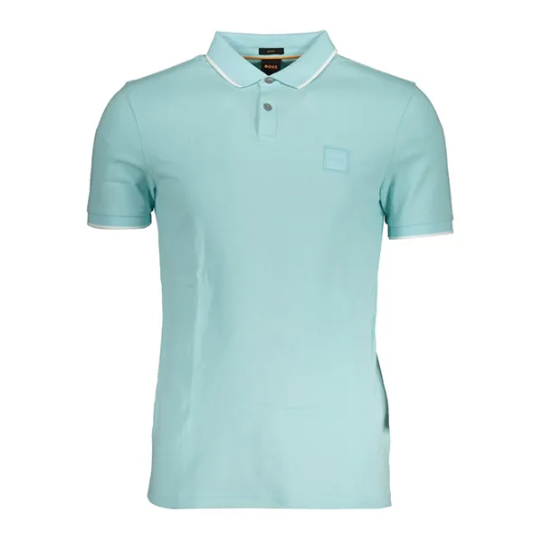 Áo Polo Nam Hugo Boss 50472665PASSERTIP_AZ461 Polo Shirt Màu Xanh Nhạt Size L - Thời trang - Vua Hàng Hiệu