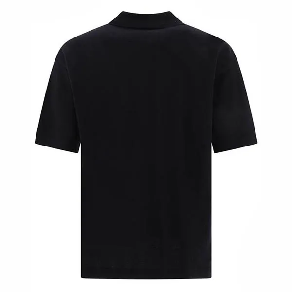 Áo Polo Nam Maison Kitsuné Black With Bold Fox Head Logo Embroidered MM00202KJ7010P199 Màu Đen - Thời trang - Vua Hàng Hiệu
