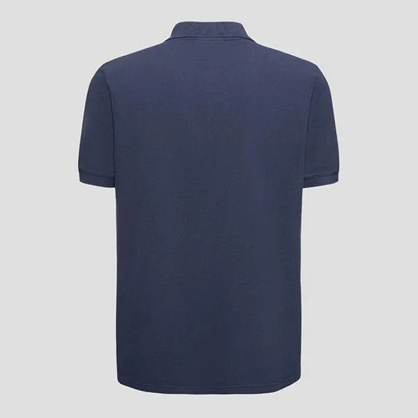 Áo Polo Nam Maison Kitsuné With Bold Fox Head Logo Embroidered LM00208KJ7002P476 Màu Xanh Navy Size M