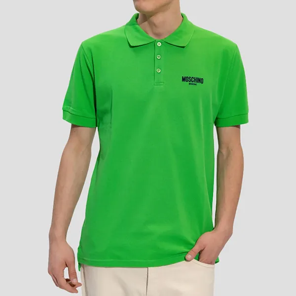 Áo Polo Nam Moschino Green With Logo Printed V3A1605 9309 0396 Màu Xanh Lá Size XS - Thời trang - Vua Hàng Hiệu