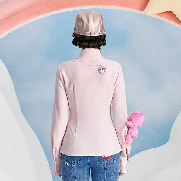 Áo Sơ Mi Nữ 13 De Marzo X Care Bears Shirt Primrose Pink Màu Hồng