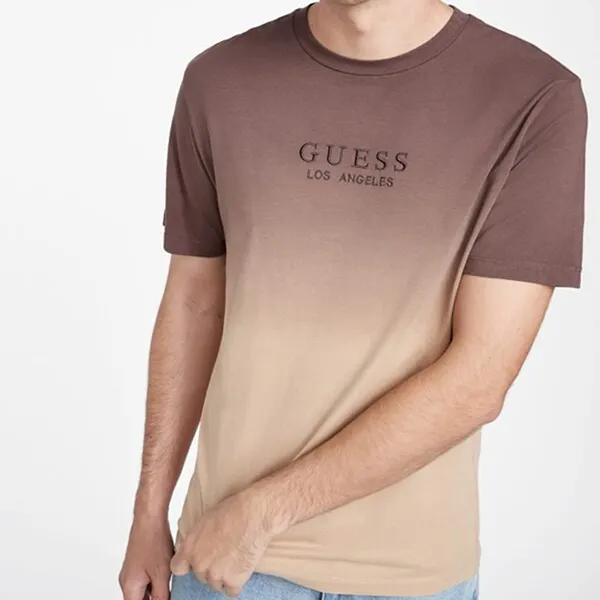 Áo Thun Nam Guess Alessio X3RI01KAK90 - PA05 Màu Nâu Vàng Cafe Size XS - Thời trang - Vua Hàng Hiệu