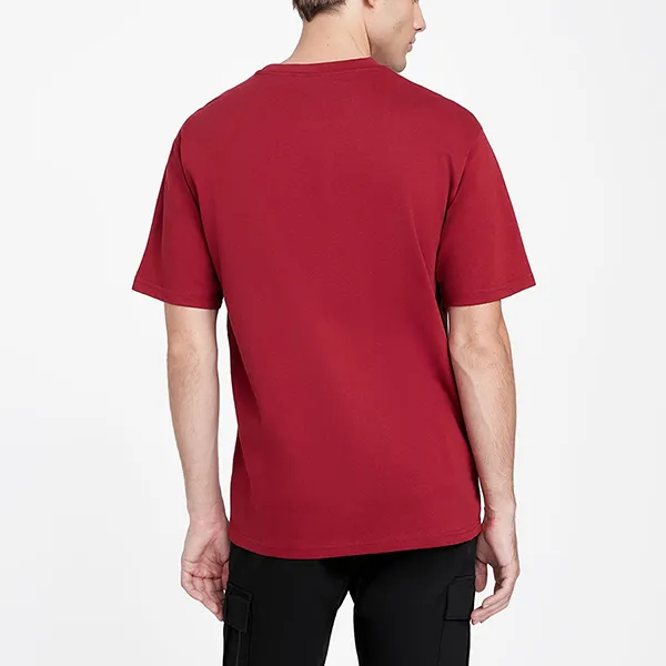 Áo Thun Nam Guess Factory Manga Corta Para Hombre X40I09KC8Z3 - PA05 Màu Đỏ Đô Size XS - Thời trang - Vua Hàng Hiệu