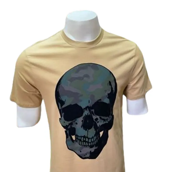 Áo Thun Nam Guess Jasper Graphic Crewneck Tee XBBI36KAK90 - PA05 Màu Be Size S