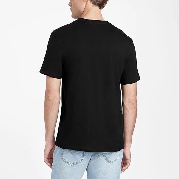 Áo Thun Nam Guess Playera Negra Estampada XBRI80KAK91 Màu Đen Size XS