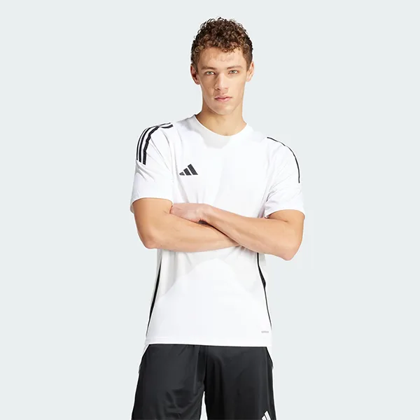 Bộ Quần Áo Cộc Tay Nam Adidas Tiro 24 Jersey IS1019/IR9376 Màu Trắng Đen Size M - Thời trang - Vua Hàng Hiệu
