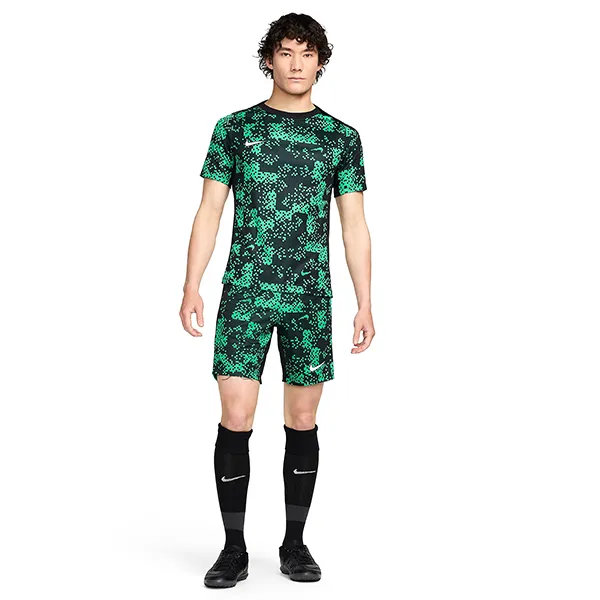 Bộ Quần Áo Cộc Tay Nam Nike Academy Allover Print Dri-Fit FN2412-324/FN2414-324 Màu Xanh Lá Size M