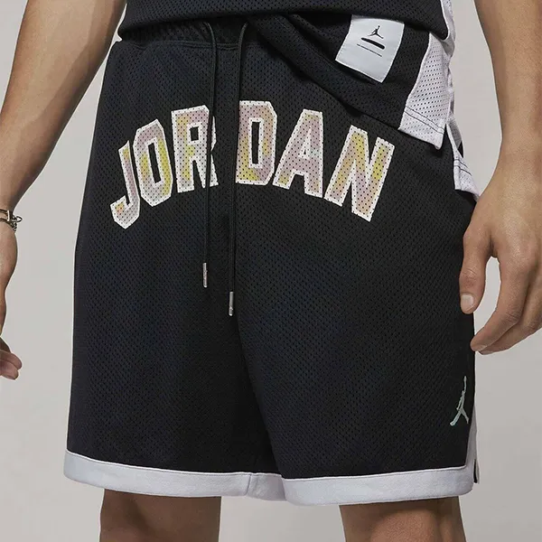 Bộ Quần Áo Cộc Tay Nam Nike Air Jordan DX5968-010/DM1414-010 Màu Đen Size L