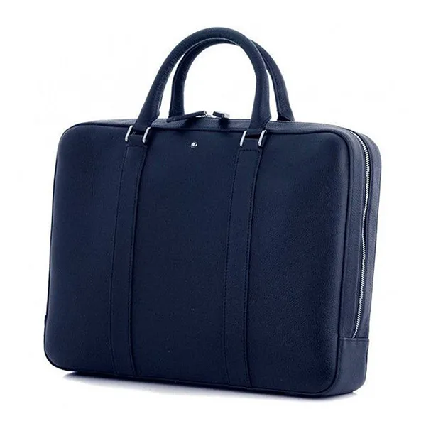 Cặp Xách Tay Montblanc Meistersuck Evrak Briefcase Màu Xanh