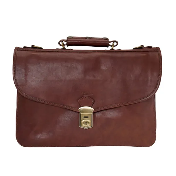 Cặp Xách Tay Nam Medici Of Florence 4000 - Dark Brown Màu Nâu Đậm - Túi xách - Vua Hàng Hiệu