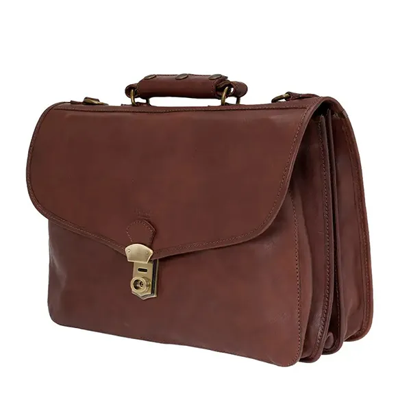 Cặp Xách Tay Nam Medici Of Florence 4000 - Dark Brown Màu Nâu Đậm - Túi xách - Vua Hàng Hiệu