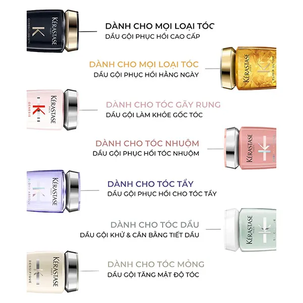 Dầu Gội Kérastase Densifique Bain Densite Bodifying Shampoo 250ml - Chăm sóc tóc - Vua Hàng Hiệu