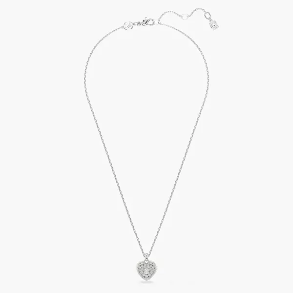 Dây Chuyền Nữ Swarovski Heart Hyperbola Jewelry Màu Trắng Bạc