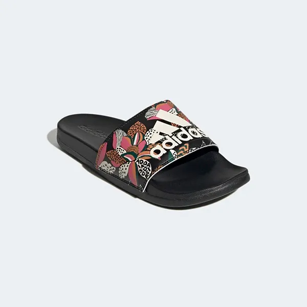 Dép Adidas Adilette Comfort Slides GZ2913 Màu Đen Họa Tiết Size 38