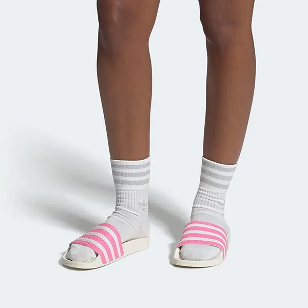 Dép Adidas Adilette GX9488 Màu Trắng Hồng Size 40.5 L